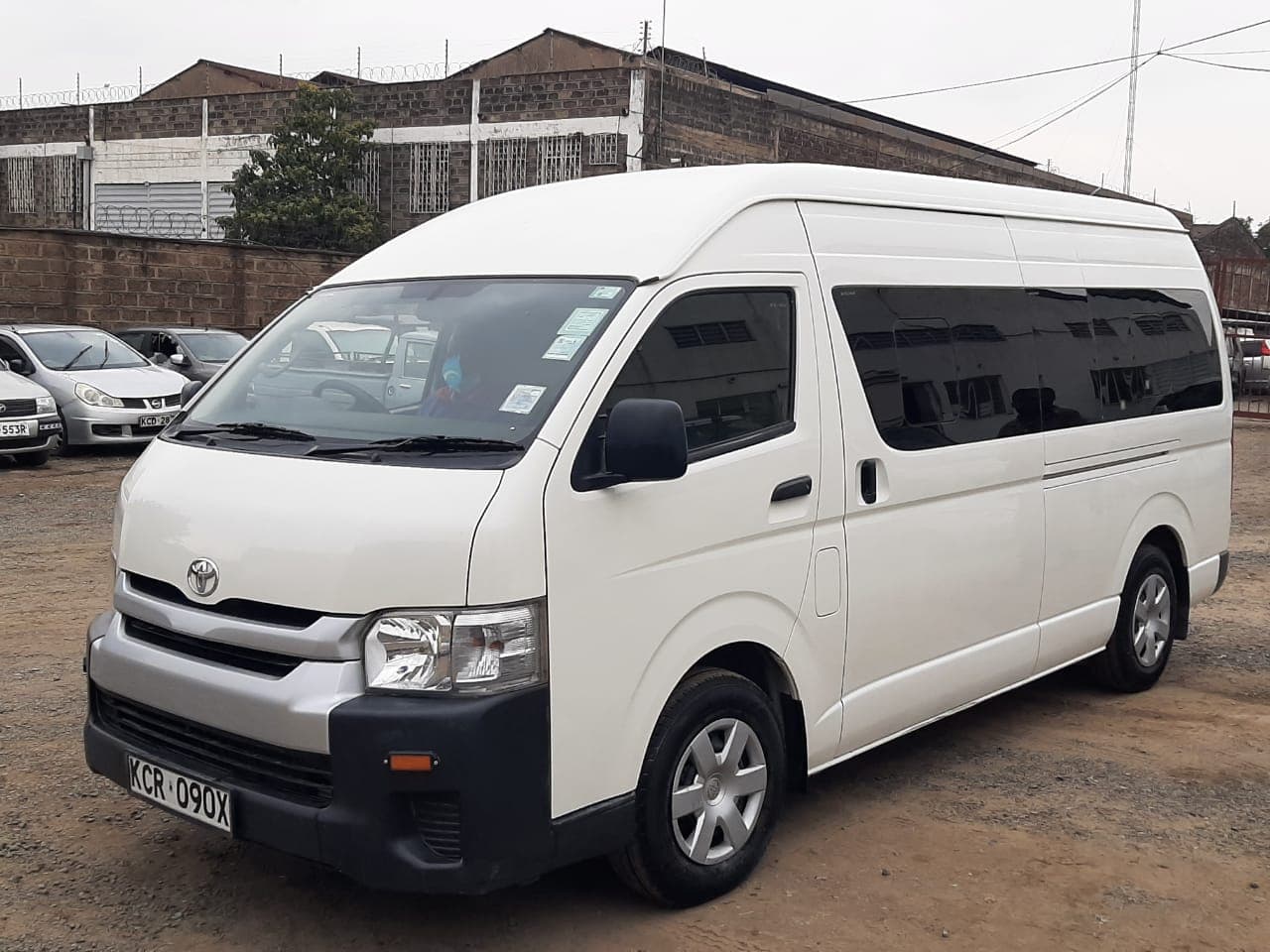 Toyota Hiace van for SGR station pickup and drop-off in Nairobi and Mombasa